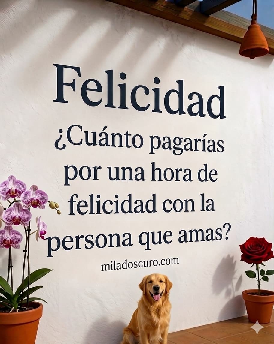 ¿Cuánto pagarías por una hora de felicidad con la persona que amas?