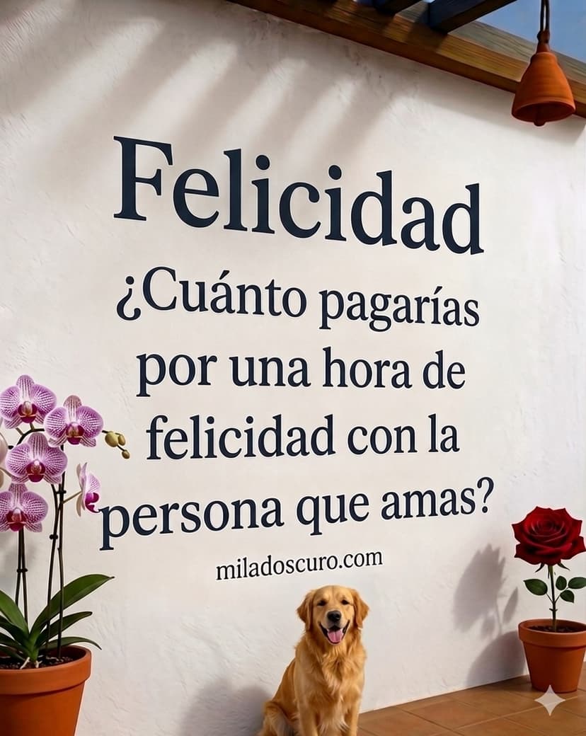 ¿Cuánto pagarías por una hora de felicidad con la persona que amas?